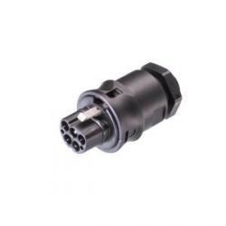 Show details for Male Panel Mount - 5 Pole