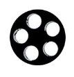 Picture of M25 Multi-hole Insert 5x4mm