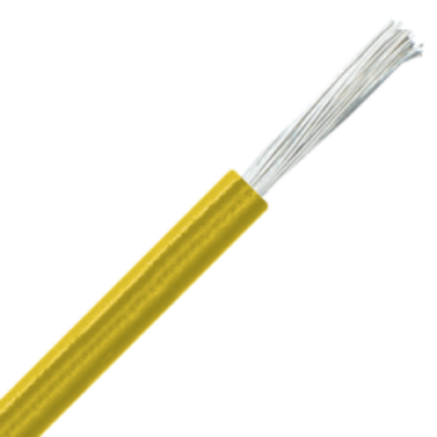 Picture of +125°C Single Core Cable 1X0.5 Yellow