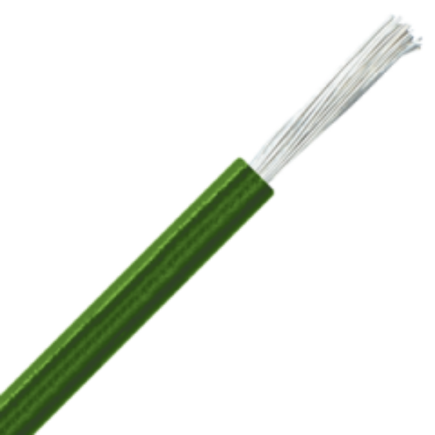 Picture of +125°C Single Core Cable 1X0.5 Green