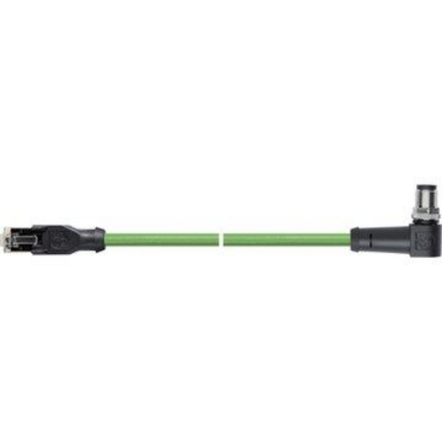 Picture of ProfiNet Stranded Patchcord M12 Angled-RJ45 2m
