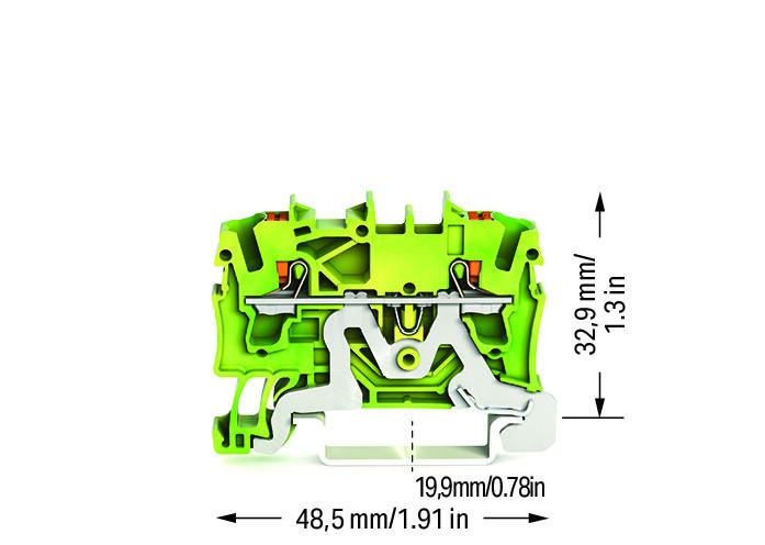 WAGO 2202-1207 2-conductor ground terminal block - LAPP Australia