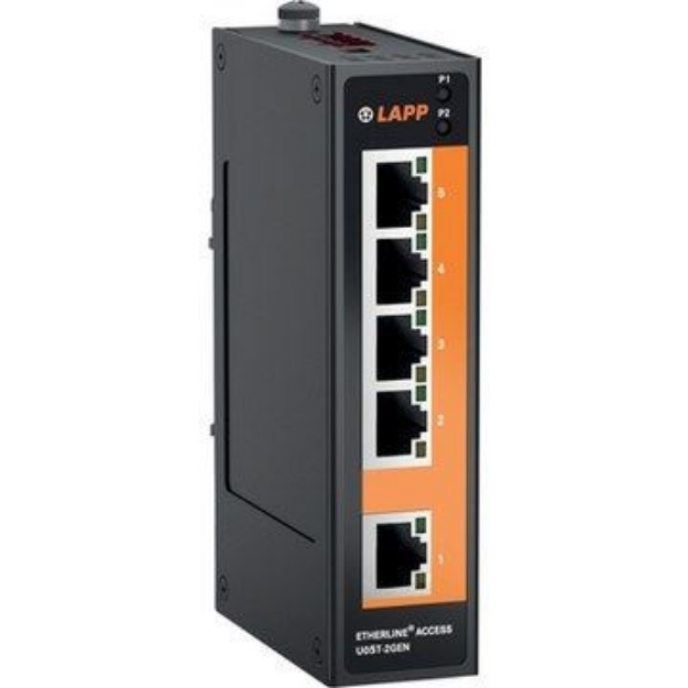 Picture of 5 Port Industrial Unmanaged Switch