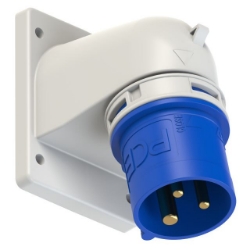 Show details for CEE Flanged Plug 32A 3p IP44