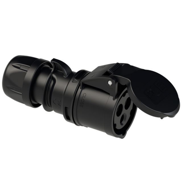 Picture of Midnight Black CEE Socket 16A 3P IP44
