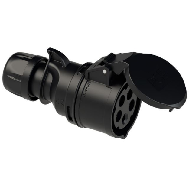 Picture of Midnight Black CEE Socket 16A 5P IP44