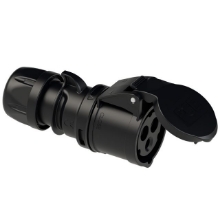 Show details for Midnight Black CEE Socket 32A 3P IP44