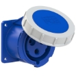 Picture of CEE Flanged Socket Straight 32A 3p IP67