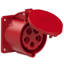 Show details for CEE Flanged Socket Straight 32A 5p IP44