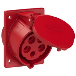Show details for CEE Flanged Socket Sloping 32A 5p IP44/54