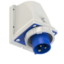 Show details for CEE Wall Mounted Plug 16A 3p IP67