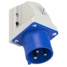 Show details for CEE Wall Mounted Plug 32A 3p IP44