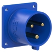Picture of CEE Flanged Plug Straight 32A 3p IP44