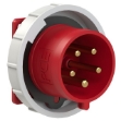 Picture of CEE Flanged Plug Straight 32A 5p IP67