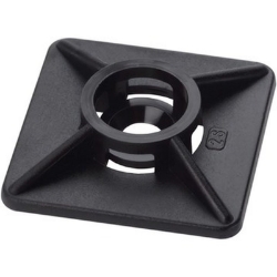 Show details for Cable Tie Socket Self-Adhesive 19x19 BK
