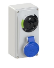 Show details for CEE 3Pole 16A Socket IP44 6h