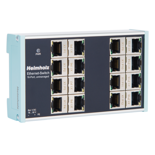 Picture of 16 Port Gigabit Industrial Unmanaged Switch