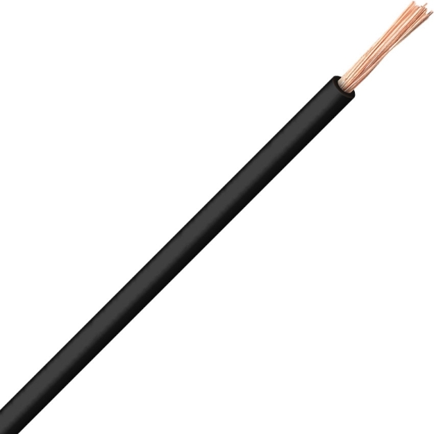 Picture of HOOK-UP WIRE 1x0.25 BK
