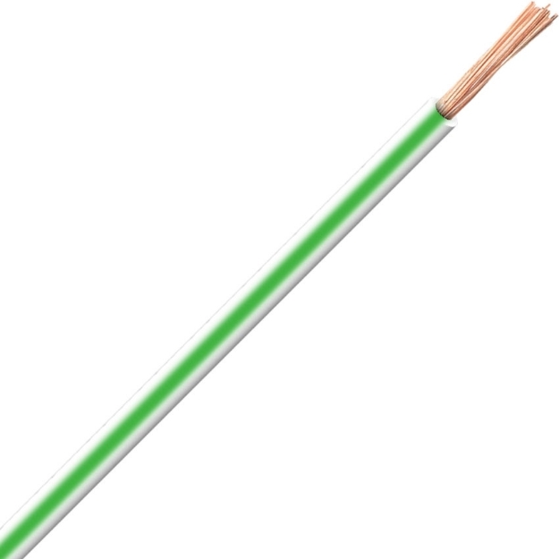 Picture of HOOK-UP WIRE  1X0.25 GNWH