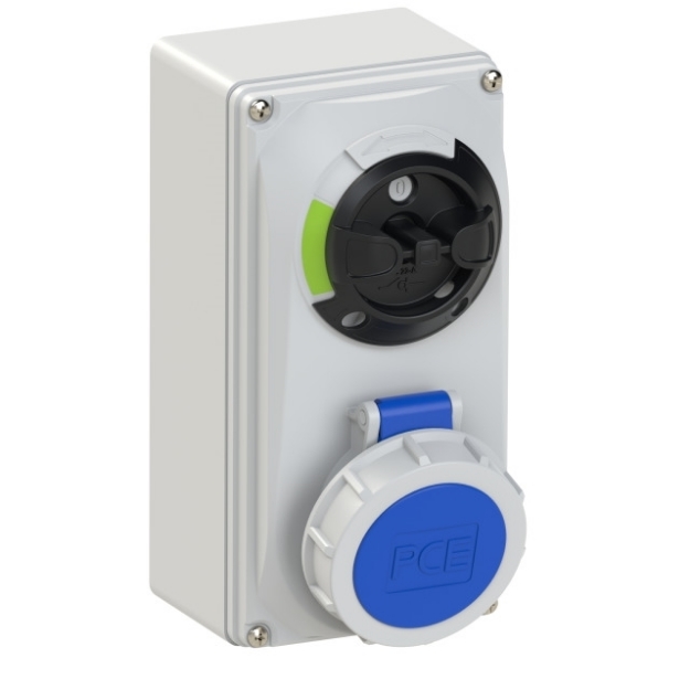 Picture of CEE 3Pole 16A Socket IP67 6h