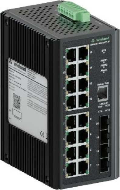 Picture of WIENET IP SWITCH UMS 20-16G-4SFP-W
