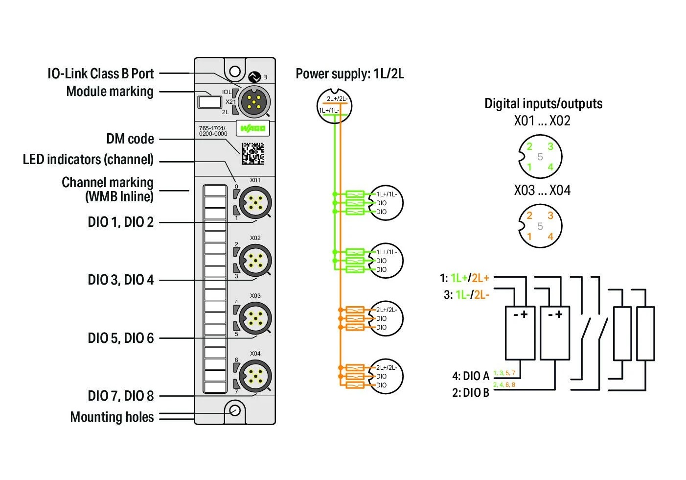 Wago 8 Channel digital I/O | 765-1704/200-000 - LAPP Australia