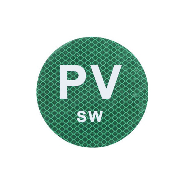Solar PV SW Round Hardback Label 100mm | GPVSW10 - LAPP Australia