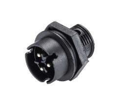 Show details for Male Panel Mount - 3 Pole