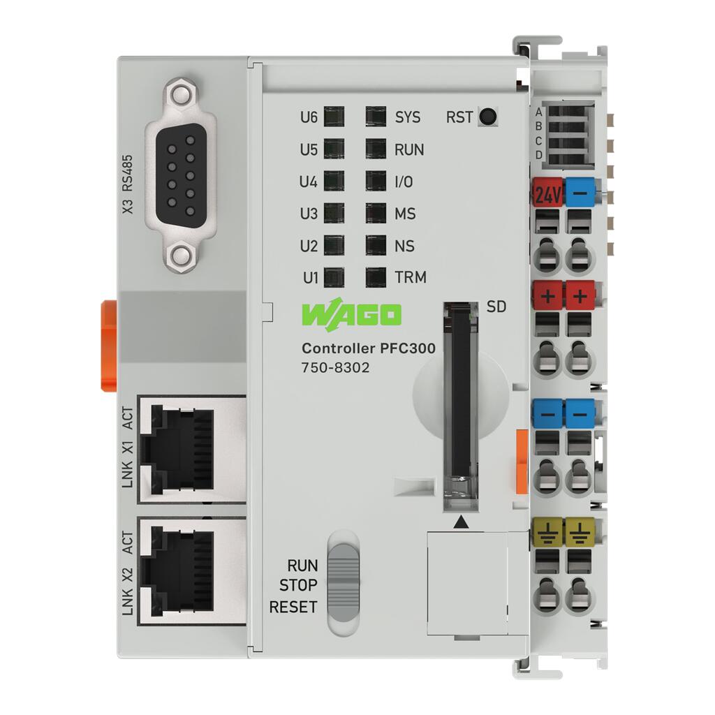 Wago Controller PFC300 2 x ETHERNET | 750-8302 - LAPP Australia