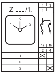 Picture of Changeover Cam Switch 22.5 / 30mm 1P 25A
