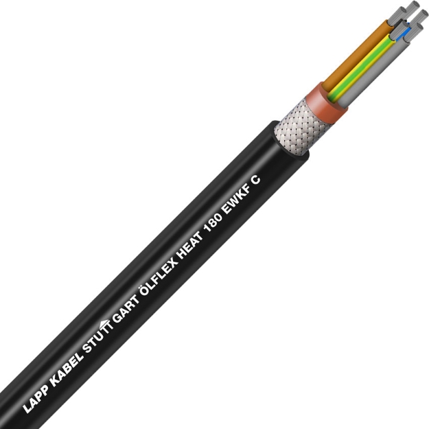Picture of +180°C Screened Silicone Cable 5G0.75