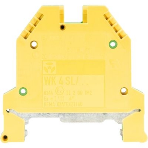 Picture of earth terminal WK 4 SL Green/Yellow