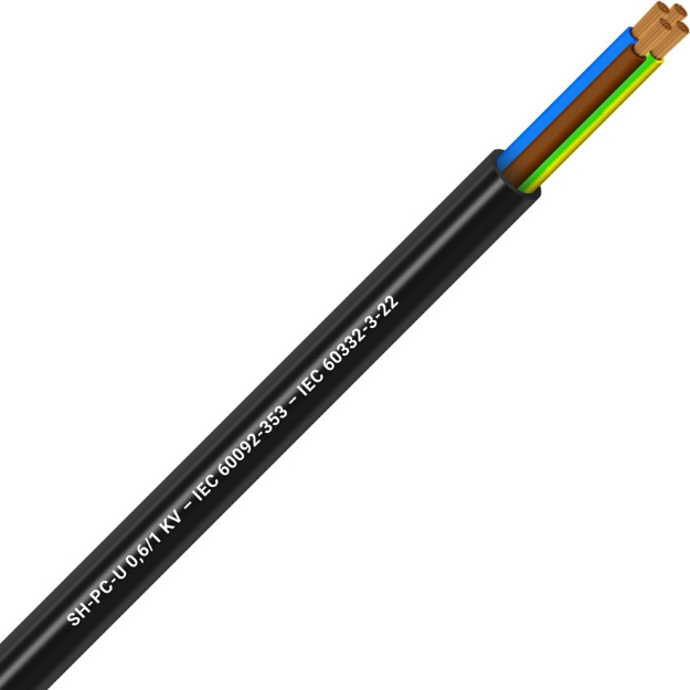 Picture of Unarmoured Multicore 4G1.5 Black