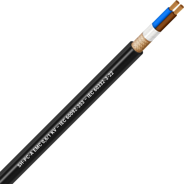 Picture of Armoured Multicore EMC 2x6 Black