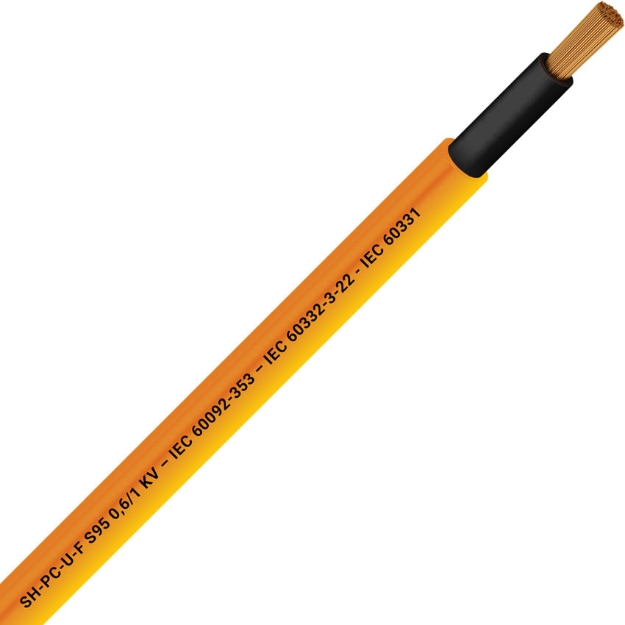 Picture of Unarmoured Multicore 1x10 Orange
