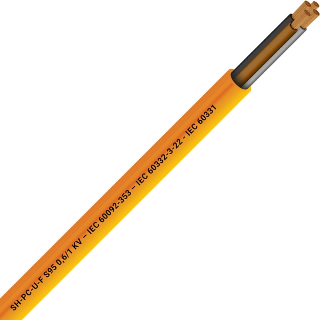 Picture of Unarmoured Multicore 4x1.5 Orange