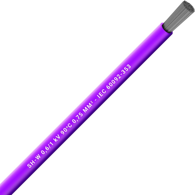Picture of Unarmoured Single Core 1x1.5 Violet