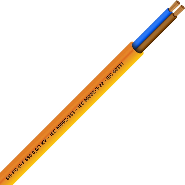 Picture of Unarmoured Multicore 2x10 Orange