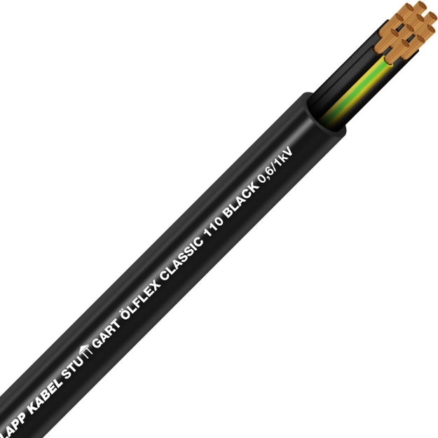 Picture of Black Flex Numbered 600/1000V 7G0.75