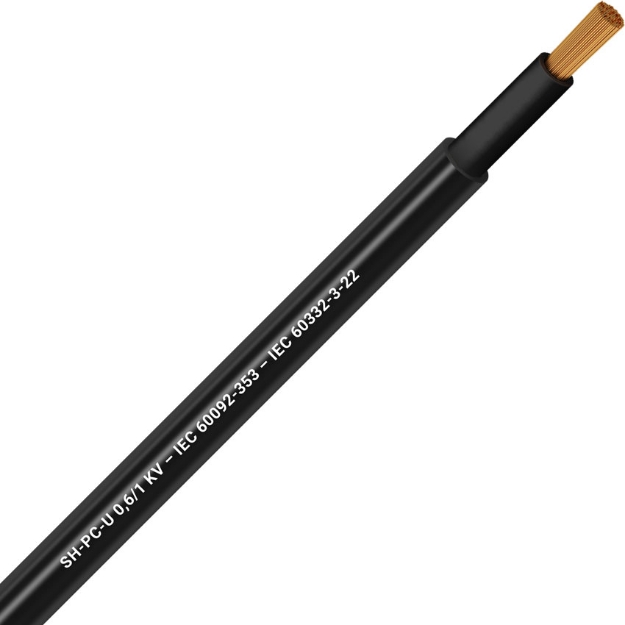 Picture of Unarmoured Single Core 1x2.5 Black