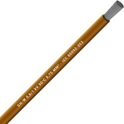 Show details for Unarmoured Single Core 1x1 Brown
