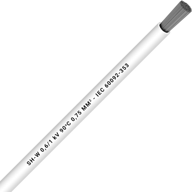 Picture of Unarmoured Single Core 1x25 White