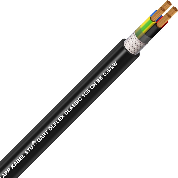 Picture of Black Halogen-Free Screened 0.6/1 Kv 4G6
