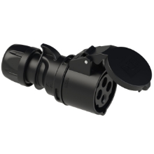 Show details for Midnight Black CEE Socket 16A 4P IP44