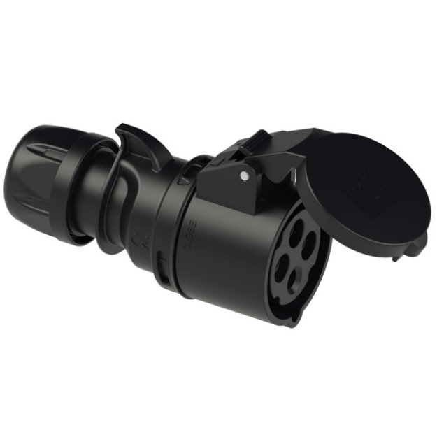 Picture of Midnight Black CEE Socket 16A 4P IP44