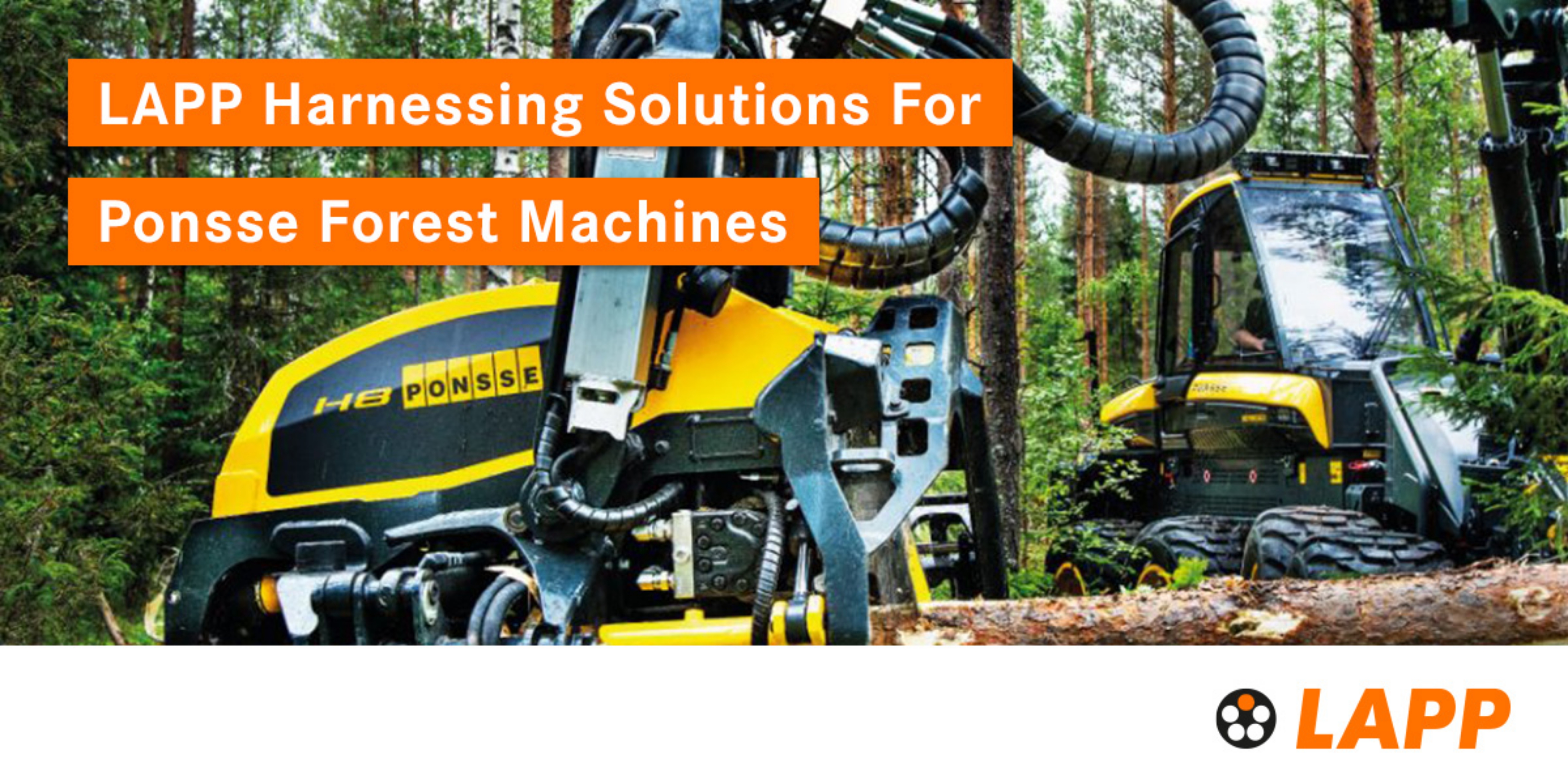 LAPP Harnessing Solutions for Ponsse forest machines