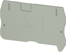 Show details for End Plate - 2.5mm - WTPN - Grey