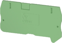 Show details for End Plate - 4mm - WTPN - Green