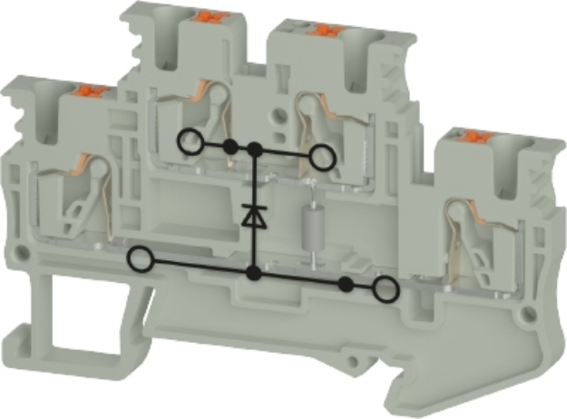 Picture of Push Multi Tier Terminal - 2.5mm - WTPN E Diode