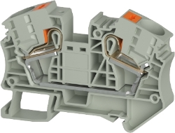 Show details for Push Terminal -16mm -WTPN - Grey